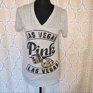 PINK Victoria’s Secret Grey Sequin Las Vegas Top